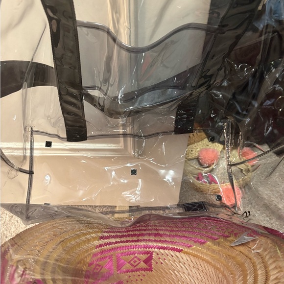 Beis Transparent Black Beach Tote Bag - Picture 9 of 13